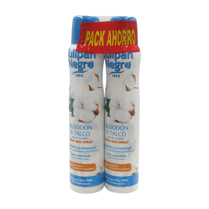Desodorante Spray 200 ml Algodon Duplo (2 Ud.)