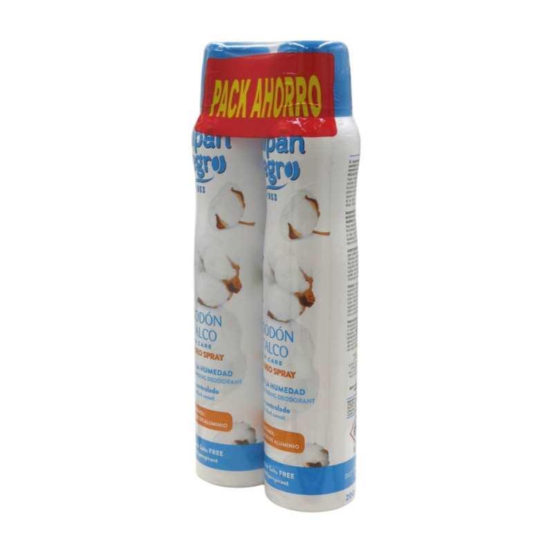 Desodorante Spray 200 ml Algodon Duplo (2 Ud.)