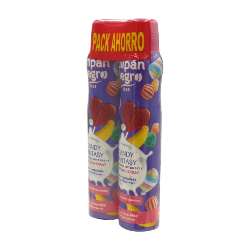 Desodorante Spray 200 ml Candy F 0% Duplo (2 Ud.)