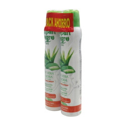 Desodorante Spray 200 ml Aloe Vera Duplo (2 Ud.)