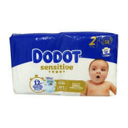 Pañales Sensitive (T/2) (58 Ud.) 4-8 Kilos