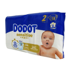 Pañales Sensitive (T/2) (58 Ud.) 4-8 Kilos