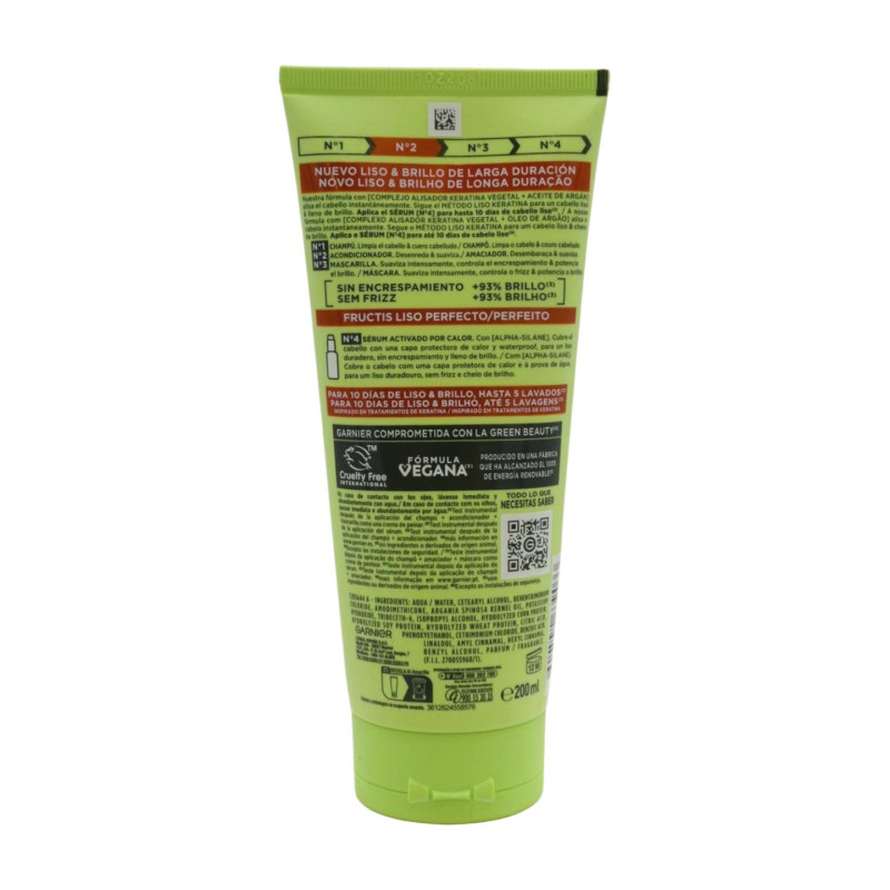 Acondicionador Liso Keratina 200 ml Argan
