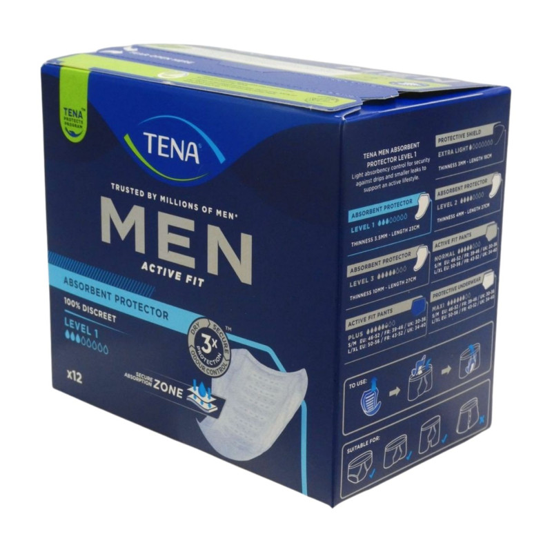 Compresas Men Level 1 Protector (12 Ud.) 3G