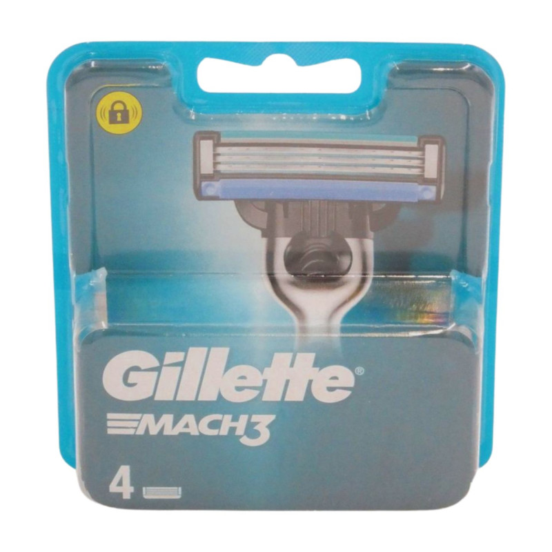 Cuchillas Mach3 Cargador 4 Recambios