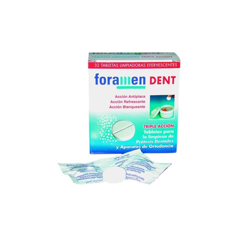 Pastillas Limpia Protesis Dental (32 Ud.)
