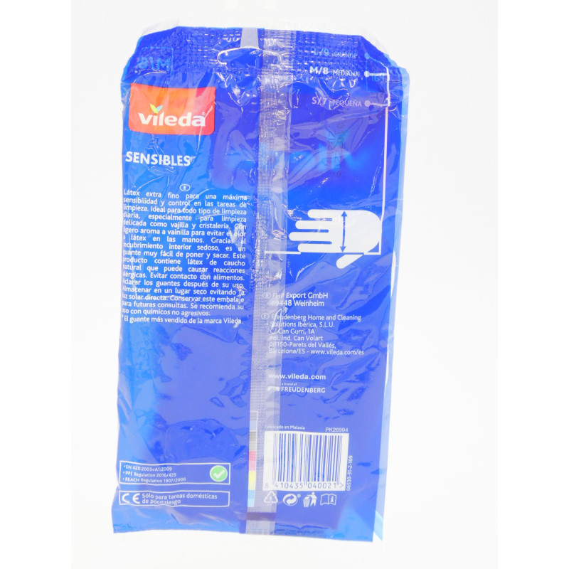 Guantes Sensibles Talla 8 Mediano