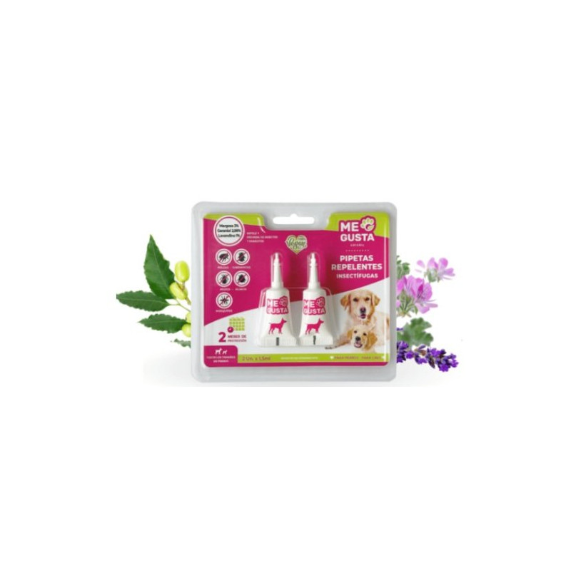 Pipeta Perros Repelente Insectos (2 Ud.)
