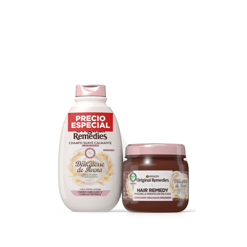 Pack Mascarilla Avena 340 ml + Champú 250 ml