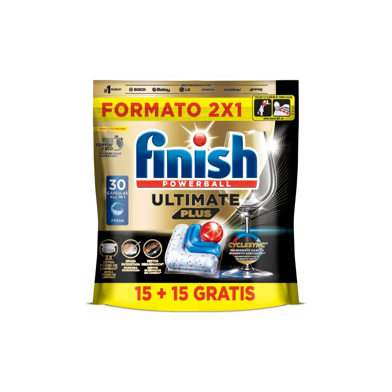 Lavavajillas Capsulas (15+15 Dosis) Ultimate Plus