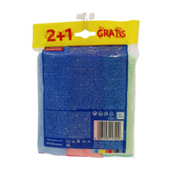 Bayeta Microfibra Colors 2+1 U.Fresh