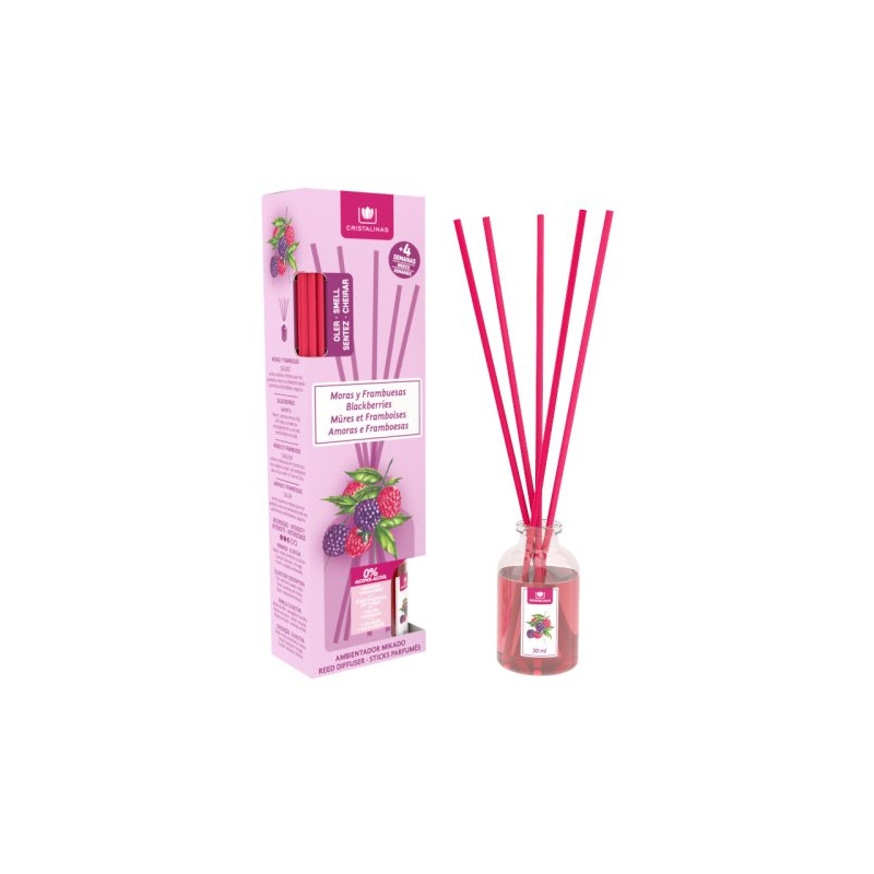 Ambientador Mikado 30 ml Moras y Frambuesa