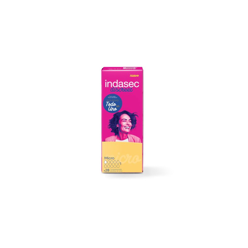 Compresa Discreet Micro Salvaslip (28 Ud.)