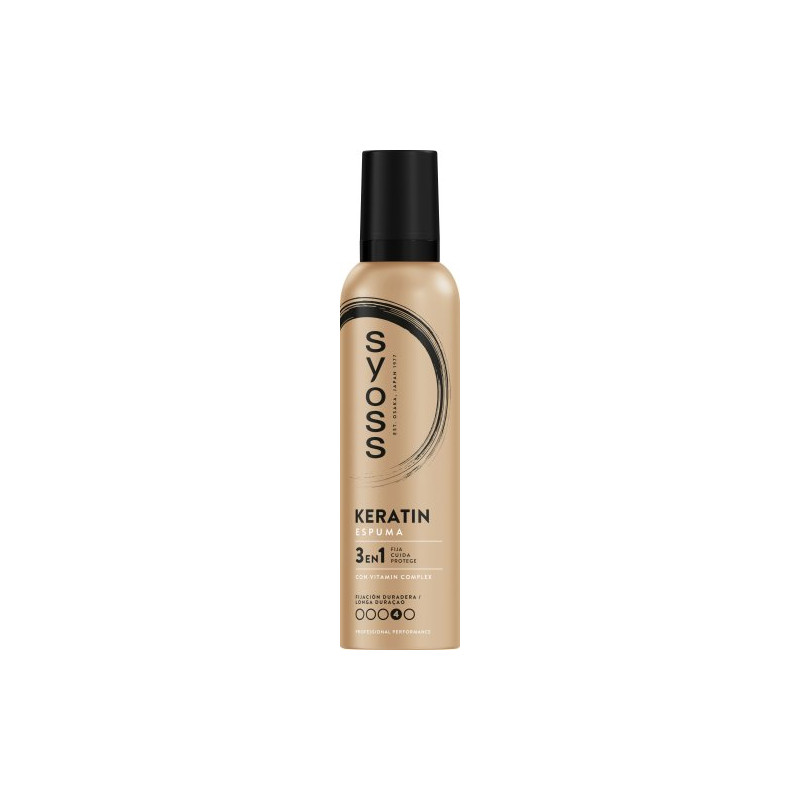 Espuma 250 ml Keratin Nº 4