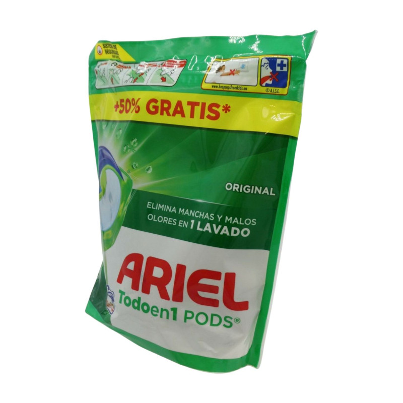 Detergente Capsulas 3en1 Pods (23+12 Dosis) 
