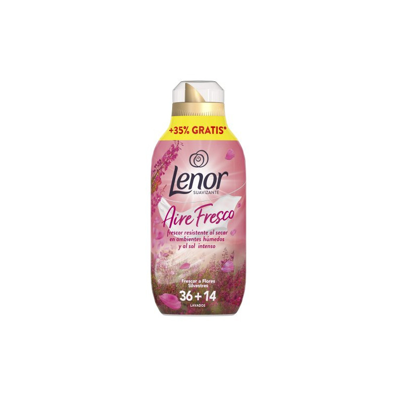 Lenor Suavizante Aire Fresco 700 ml (36+14 Dosis) Flores Lenor Suavizante Aire Fresco 700 ml (36+14 Dosis) Flores