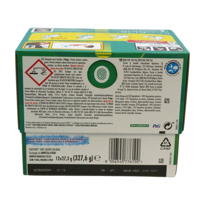 Ariel 3-In-1 Pods Detergente En Capsulas Oxi Ariel 3-In-1 Pods Detergente En Capsulas Oxi