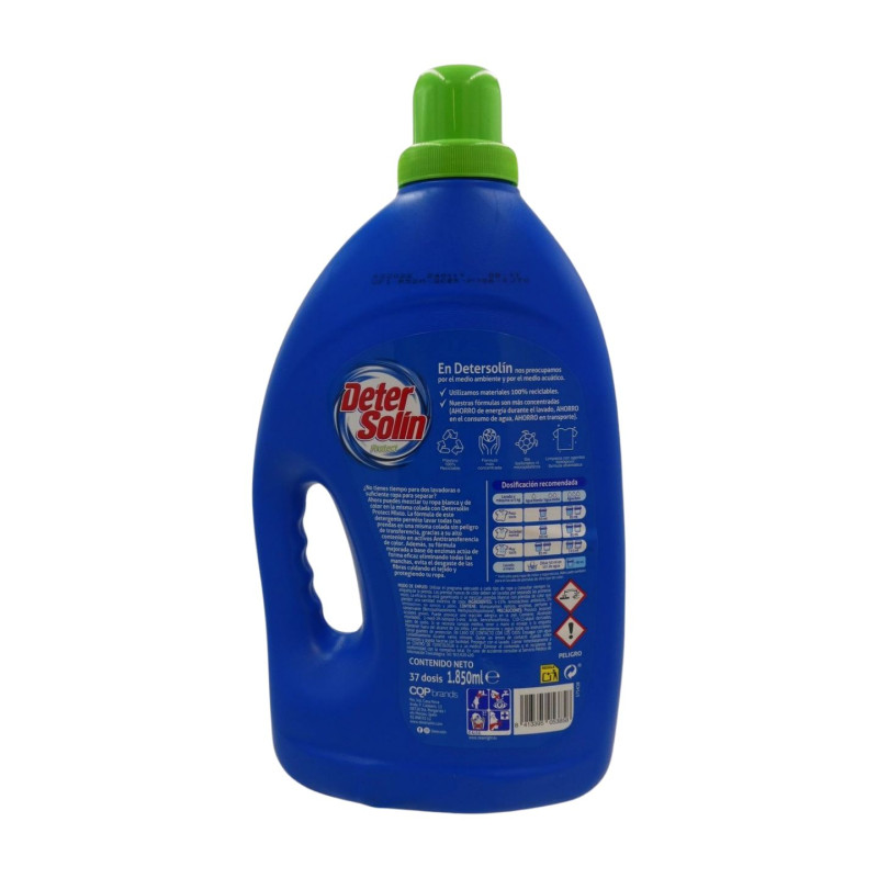 Detersolin Detergente Liquido Protect Mixto 37 D