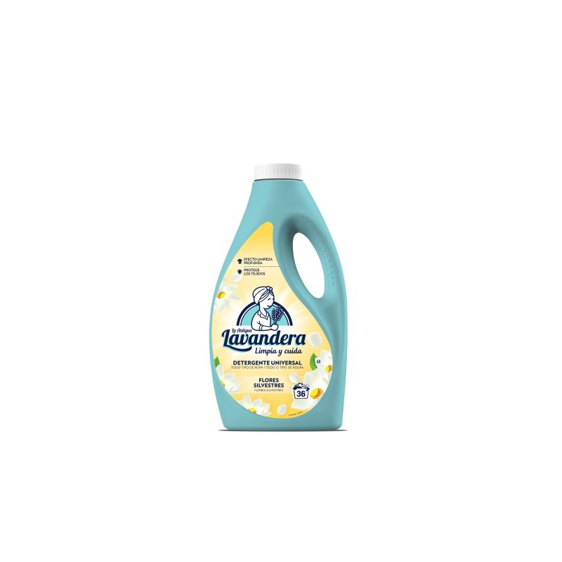 La Antigua Lavandera Detergente Liquido Gel (36 D) Universal