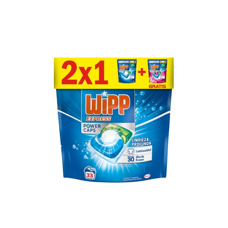 Detergente Power Caps (33+33 Dosis)