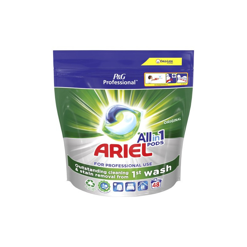 Ariel 3en1 Pods Detergente En Capsulas (48 D)