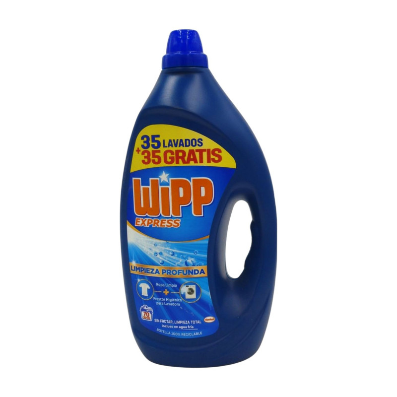 Wipp Express Detergente Express Gel (35+35 Dosis)  Wipp Express Detergente Express Gel (35+35 Dosis)