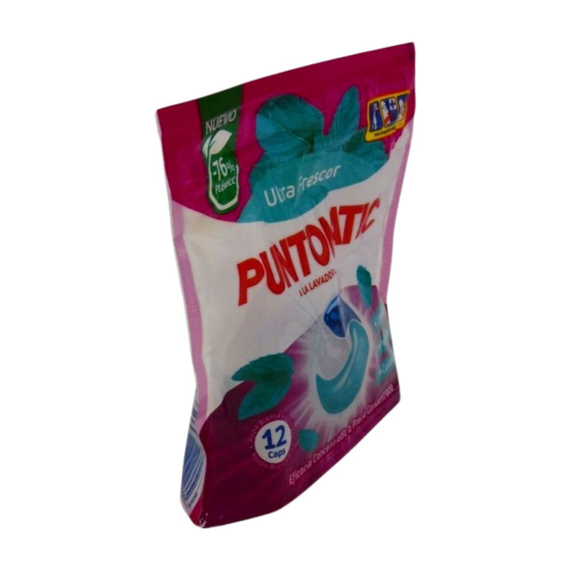 Puntomatic Detergente Caps 3en1 (12+4) Frescor Puntomatic Detergente Caps 3en1 (12+4) Frescor