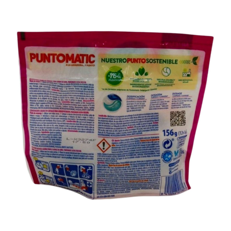 Puntomatic Detergente Caps 3en1 (12+4) Frescor Puntomatic Detergente Caps 3en1 (12+4) Frescor