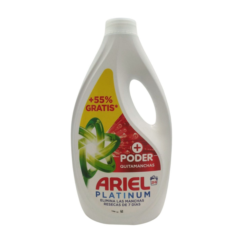 Ariel Detergente Liquido Platinum (32+18 Dosis)  Ariel Detergente Liquido Platinum (32+18 Dosis)