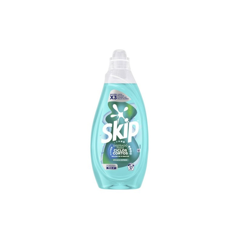 Skip Detergente Liquido Ciclos Cortos (37 Dosis)