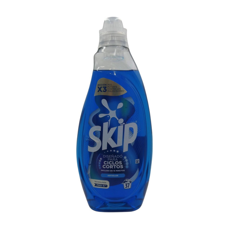 Skip Detergente Liquido Ciclos Cortos Antiolor (37 Dosis)