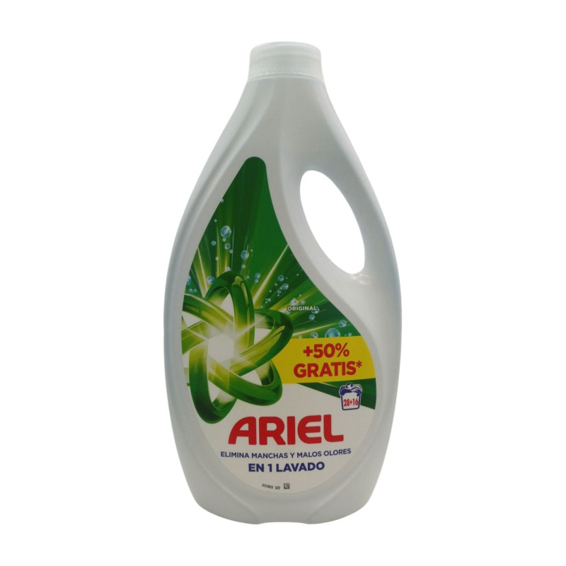 Ariel Detergente Liquido Regular (28+16 Dosis)  Ariel Detergente Liquido Regular (28+16 Dosis)