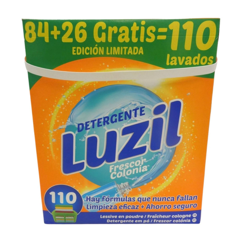 Luzil Detergente en Polvo Maleta (110 Dosis)