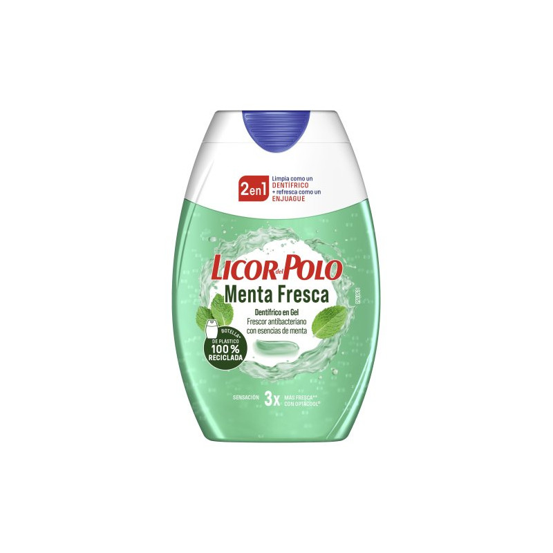 Dentífrico Gel 2en1 75 ml  Menta Fresca