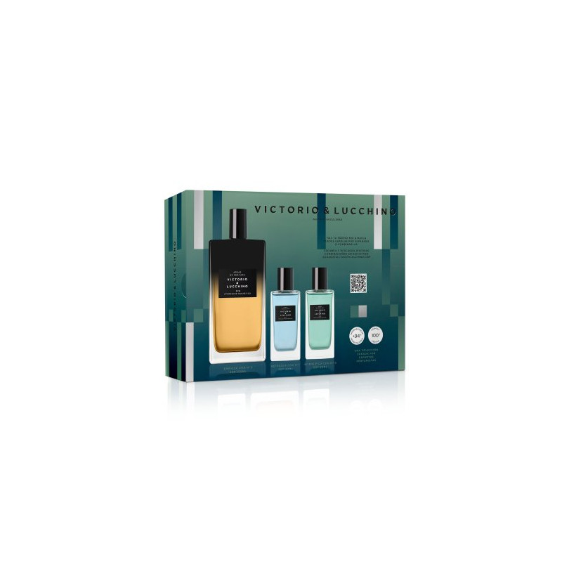 Aguas Men Estuche N8 (Perfume+Colonia+Colonia)