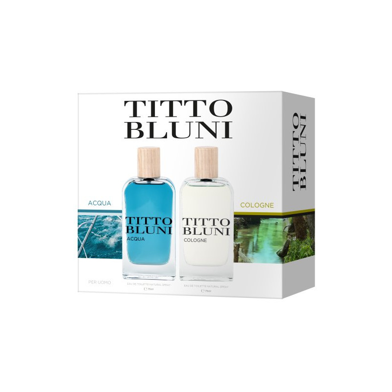 Titto Bluni Estuche Hombre 2 Piezas (Acqua/Cologne)