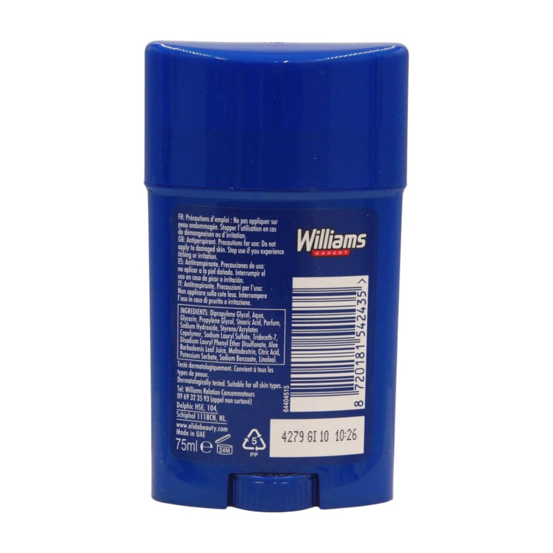 Williams Desodorante Stick 75 ml Sensitive