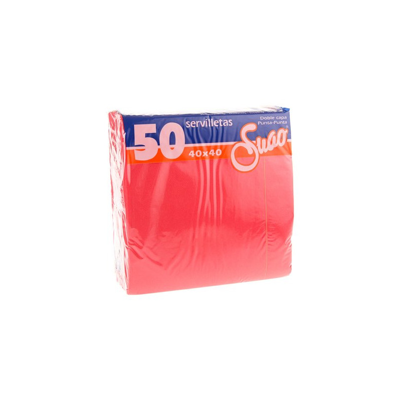 Suao Servilletas Rojas (50 Unidades)