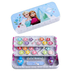 Frozen Estuche Maquillaje Metalico Triple