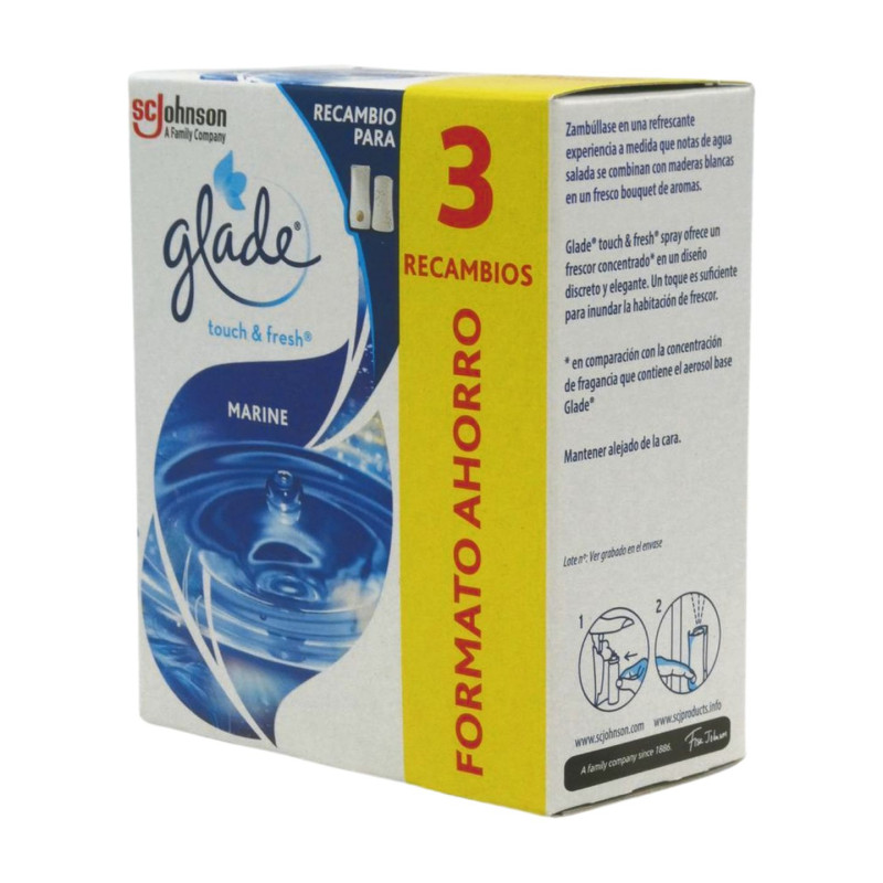 Glade Brise Recambio Ambientador Un Toque 2+1 Ud