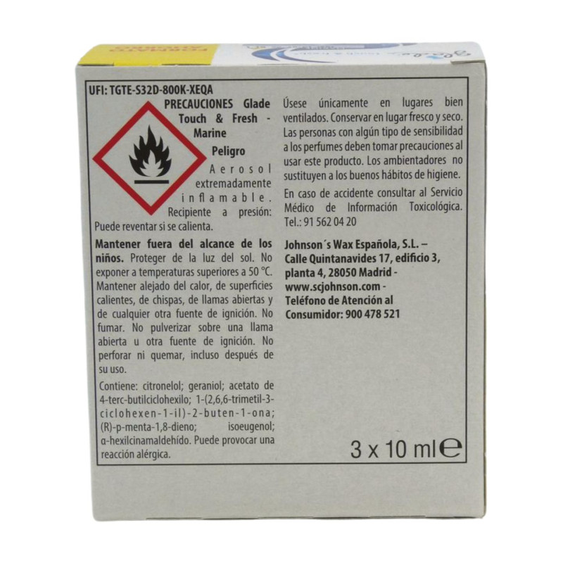 Glade Brise Recambio Ambientador Un Toque 2+1 Ud