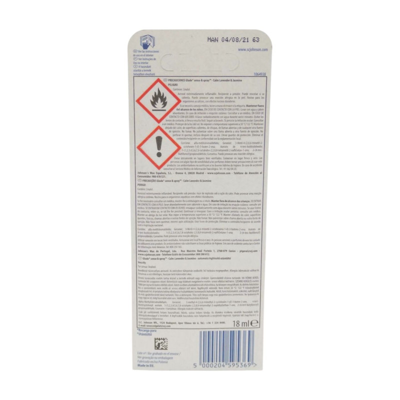 Glade Sense&Spray Recambio Lavanda 18 ml