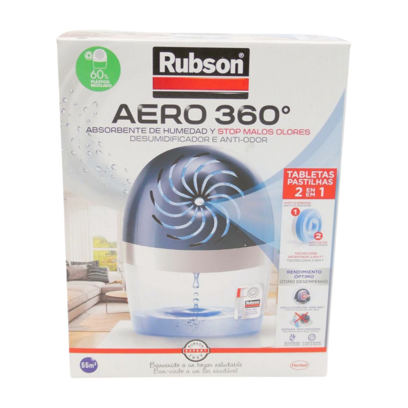 Rubson Deshumidificador Aero 360º Aparato + Recambio
