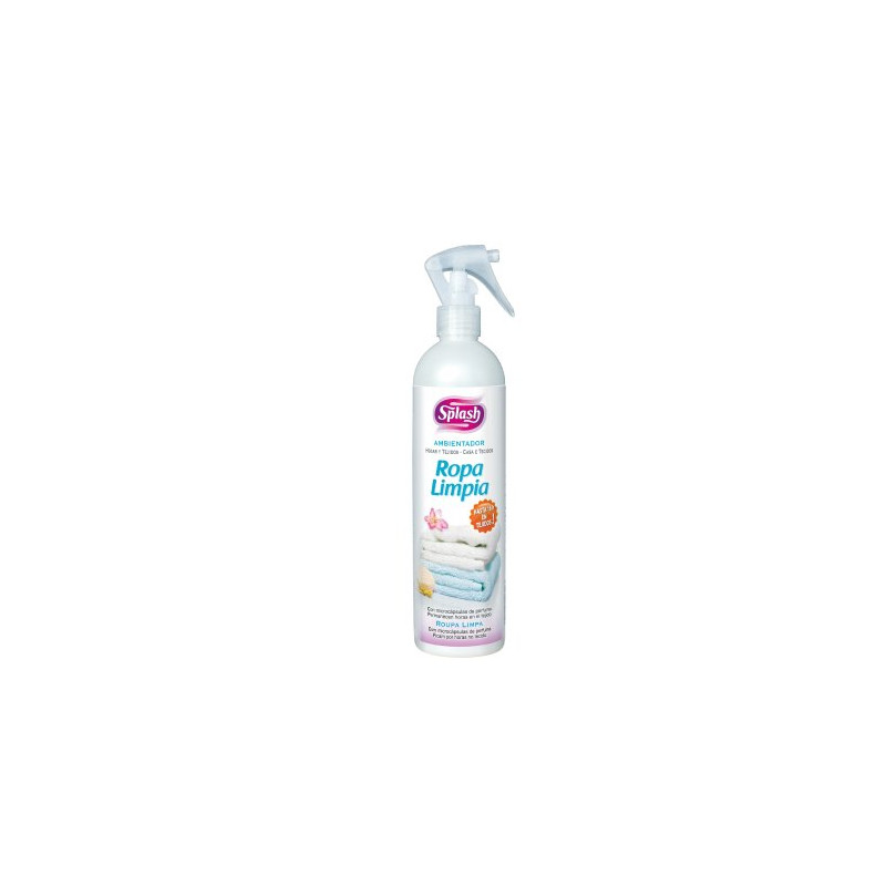 Splash Ambientador Ropa Limpia Pistola 400 ml