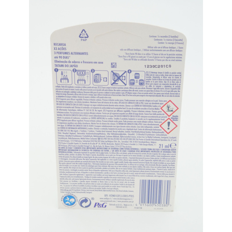 Ambipur Recambio Ambientador 3Volution 3 Ud