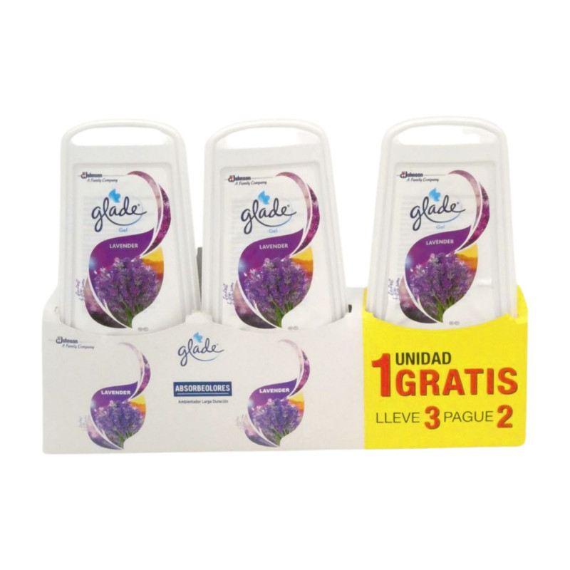 Glade  Absorbeolores Lavanda Pack 3x2 Brise