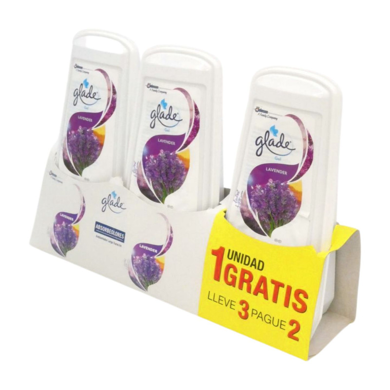 Glade  Absorbeolores Lavanda Pack 3x2 Brise