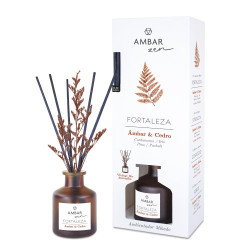 Ambar Zen Mikado Fortaleza 40 ml Ámbar & Cedro