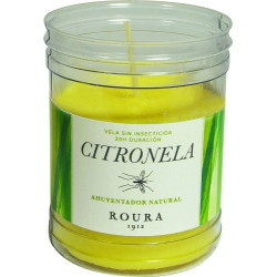 Roure Vela Mosquitos Vaso PVC 30 Horas