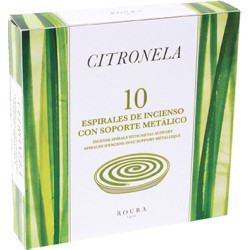 Roura Espiral Anti-Mosquitos Citronela (10 Ud.)